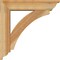 Ekena Millwork Thorton Traditional Rough Sawn Bracket w/ Offset Brace, Western Red Cedar, 6"W x 24"D x 24"H BKT0604X24X24THR01RWR - alternate 3